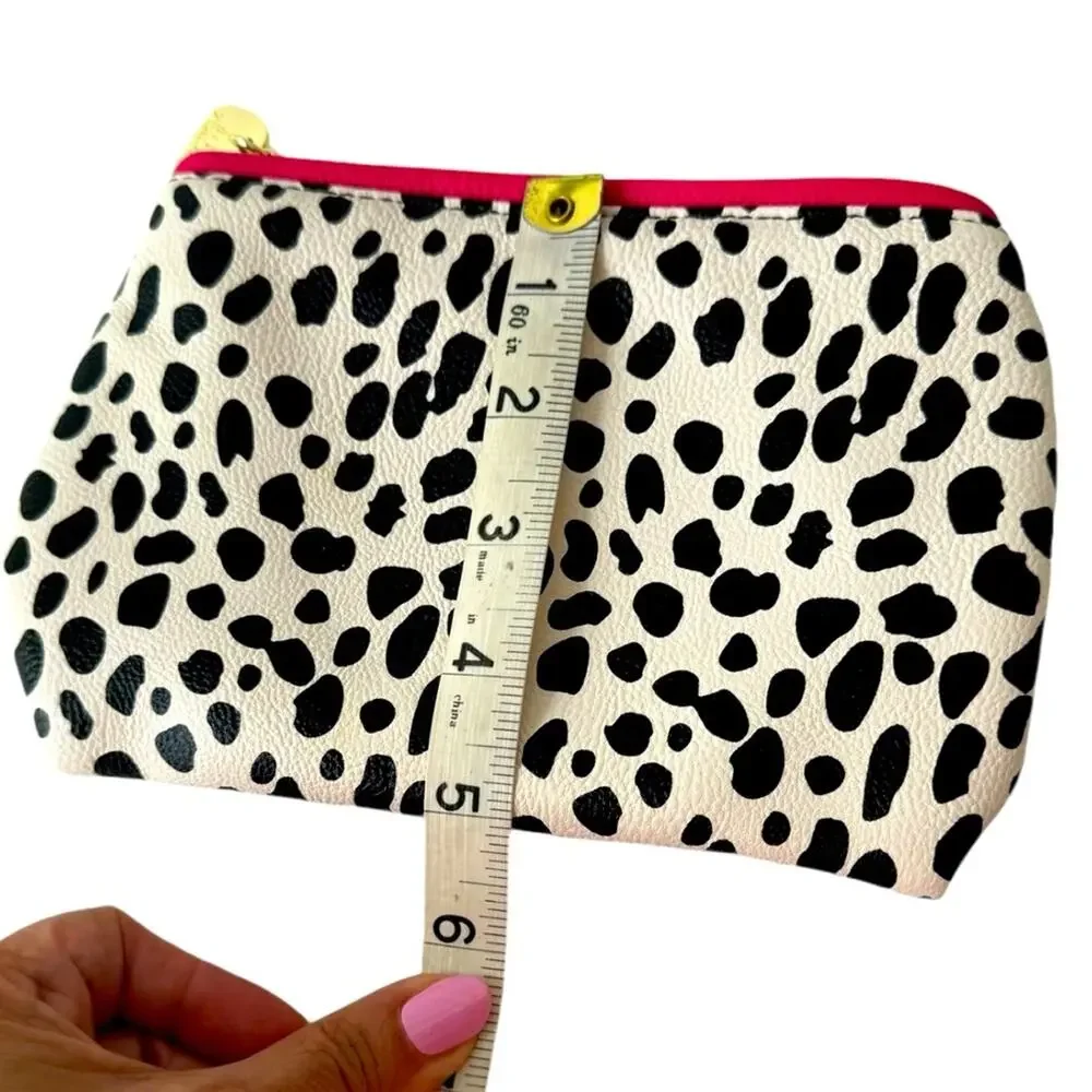 Betsey Johnson Leopard Print Zippered Pouch Case